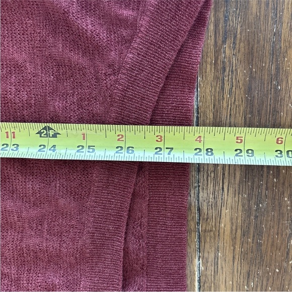 Eileen Fisher Merino Wool Short Sleeved Sweater Rust Color Size Small - Picture 4 of 14